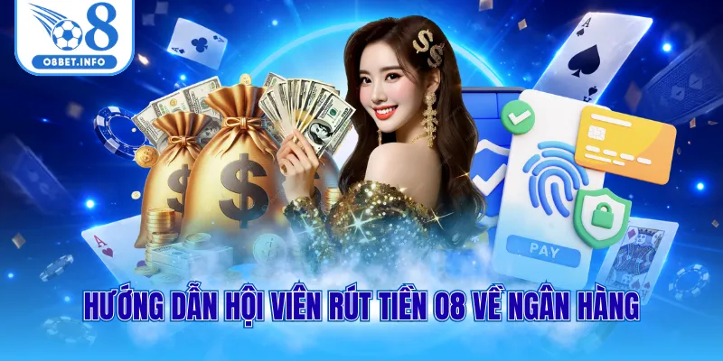 Hướng dẫn hội viên rút tiền O8 về ngân hàng